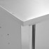 Armario pared de cocina puertas correderas acero 150x40x50