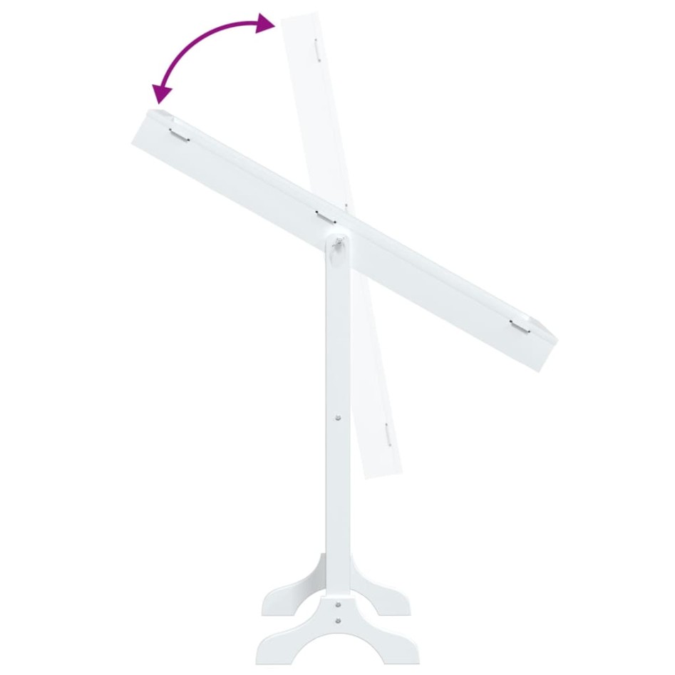 Espejo de pie blanco 34x37x146