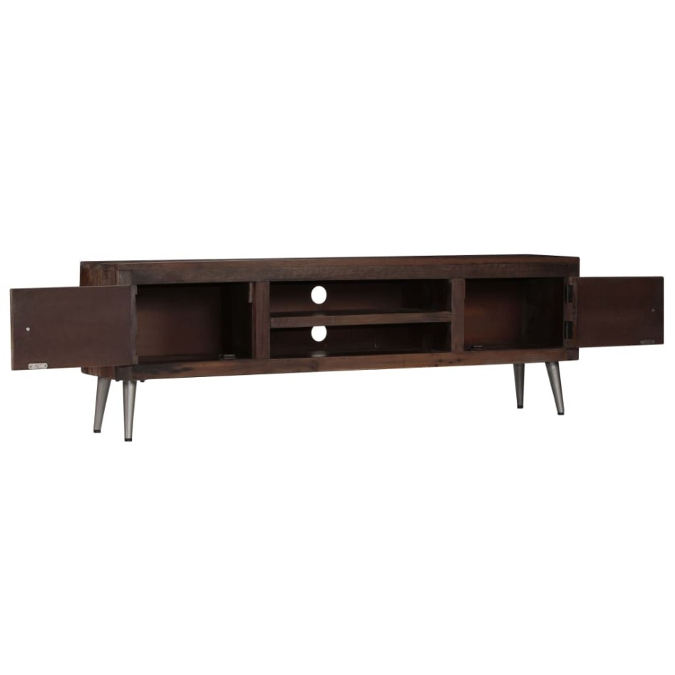 Mueble para TV de madera maciza reciclada 140x30x45