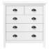 Mesita de noche Hill madera maciza de pino blanco 79x40x80