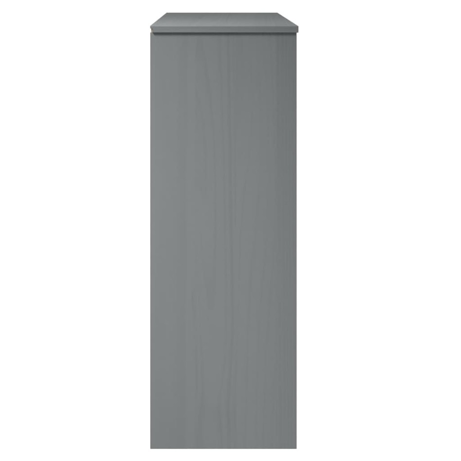 Aparador superior MOLDE madera maciza pino gris 90x35x100