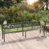 Banco de jardín doble 246 cm acero