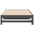 Sofá cama extraíble madera maciza de pino gris 2x(90x200)
