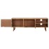 Mueble para TV madera maciza de acacia 115x30x39