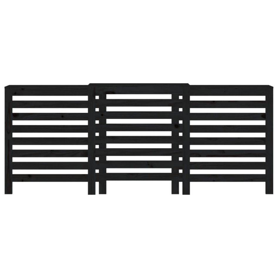 Cubierta de radiador madera maciza de pino negro 210x21x85