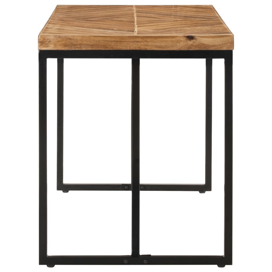 Mesa de comedor madera maciza de acacia y mango 120x60x76