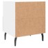 Mesitas de noche 2 uds madera ingeniería blanco 40x35x47,5