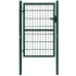 Cancela de valla 2D individual verde 106x210