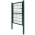 Cancela de valla 2D individual verde 106x210