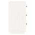 Mesitas de noche 2 uds madera maciza pino blanco 40x40x75