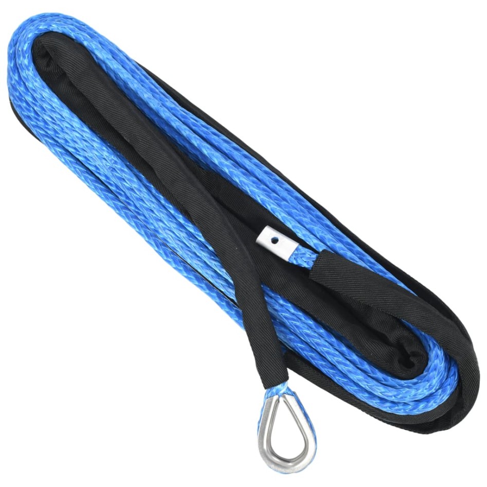 Cable de cabrestante azul 9 mm x 26