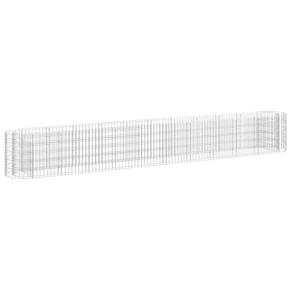 Arriate de gaviones de hierro galvanizado 400x50x50