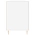 Escritorio madera contrachapada blanco brillante 140x50x75