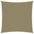 Toldo de vela cuadrado tela Oxford beige 7x7