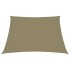 Toldo de vela cuadrado tela Oxford beige 7x7