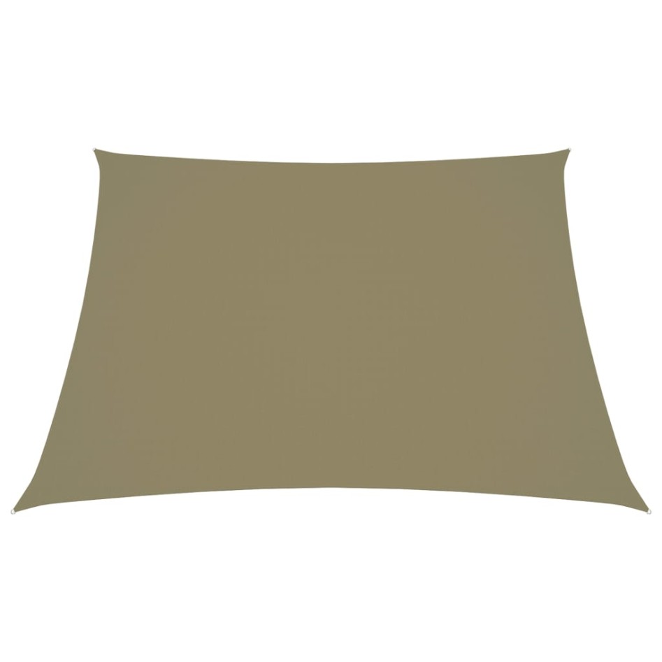 Toldo de vela cuadrado tela Oxford beige 7x7