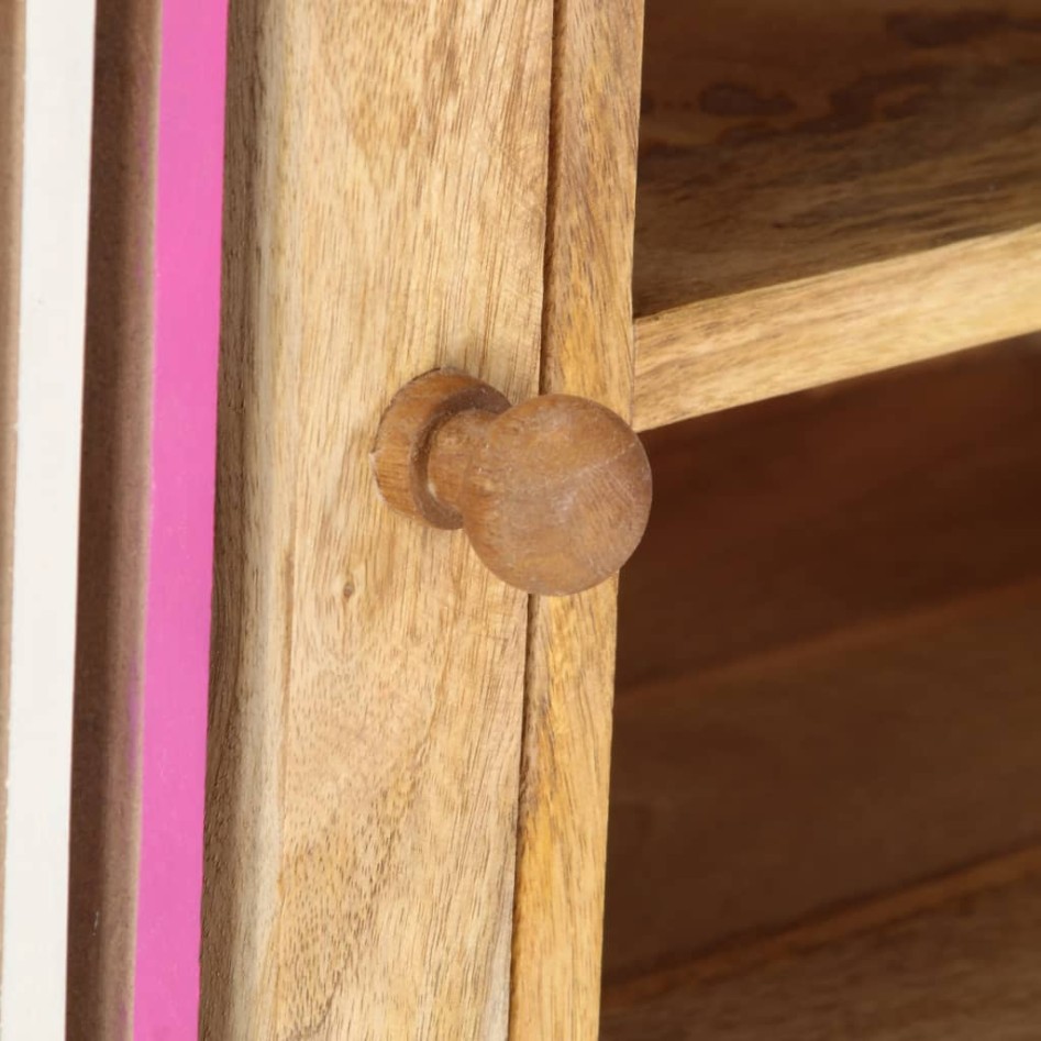 Mueble de TV de madera maciza de mango 120x30x40