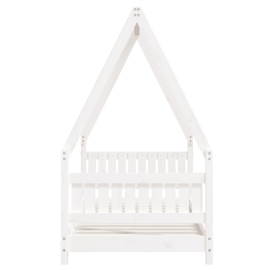 Estructura de cama para niños madera de pino blanco 80x160