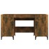 Escritorio madera contrachapada roble ahumado 140x50x75