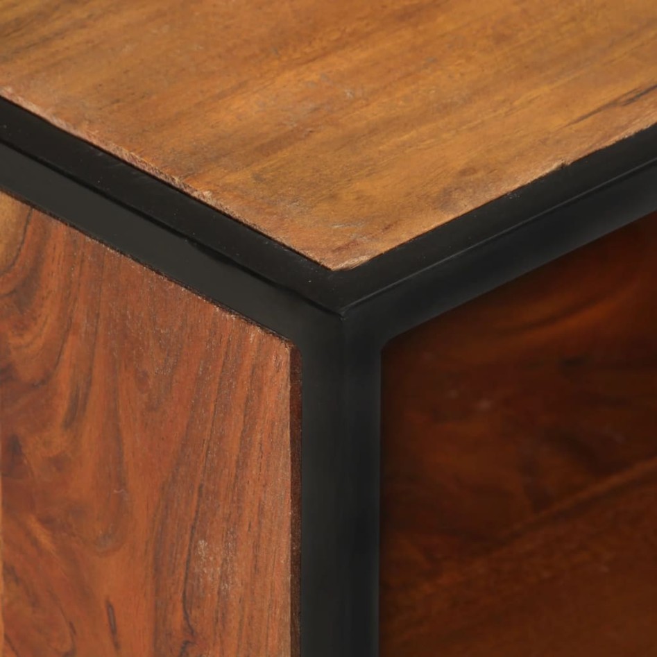 Mueble para la TV madera maciza de acacia 110x30x45