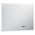 Espejo de baño con LED, sensor táctil y reloj 80x60