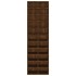 Zapatero de madera contrachapada roble marrón 54x34x183