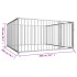 Jaula perrera de exterior 200x200x100