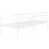 Estructura de sofá cama de metal blanco 90x200