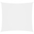 Toldo de vela cuadrado tela Oxford blanco 7x7