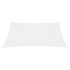 Toldo de vela cuadrado tela Oxford blanco 7x7