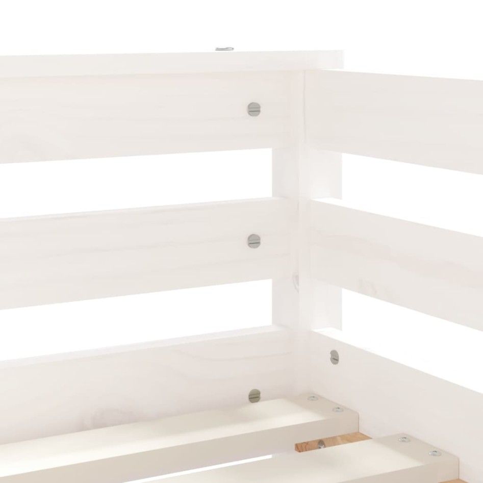 Estructura cama niños con cajones madera pino blanco 70x140