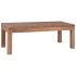 Mesa de centro madera teca maciza acabado natural 110x60x40