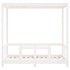 Estructura de cama para niños madera de pino blanco 70x140