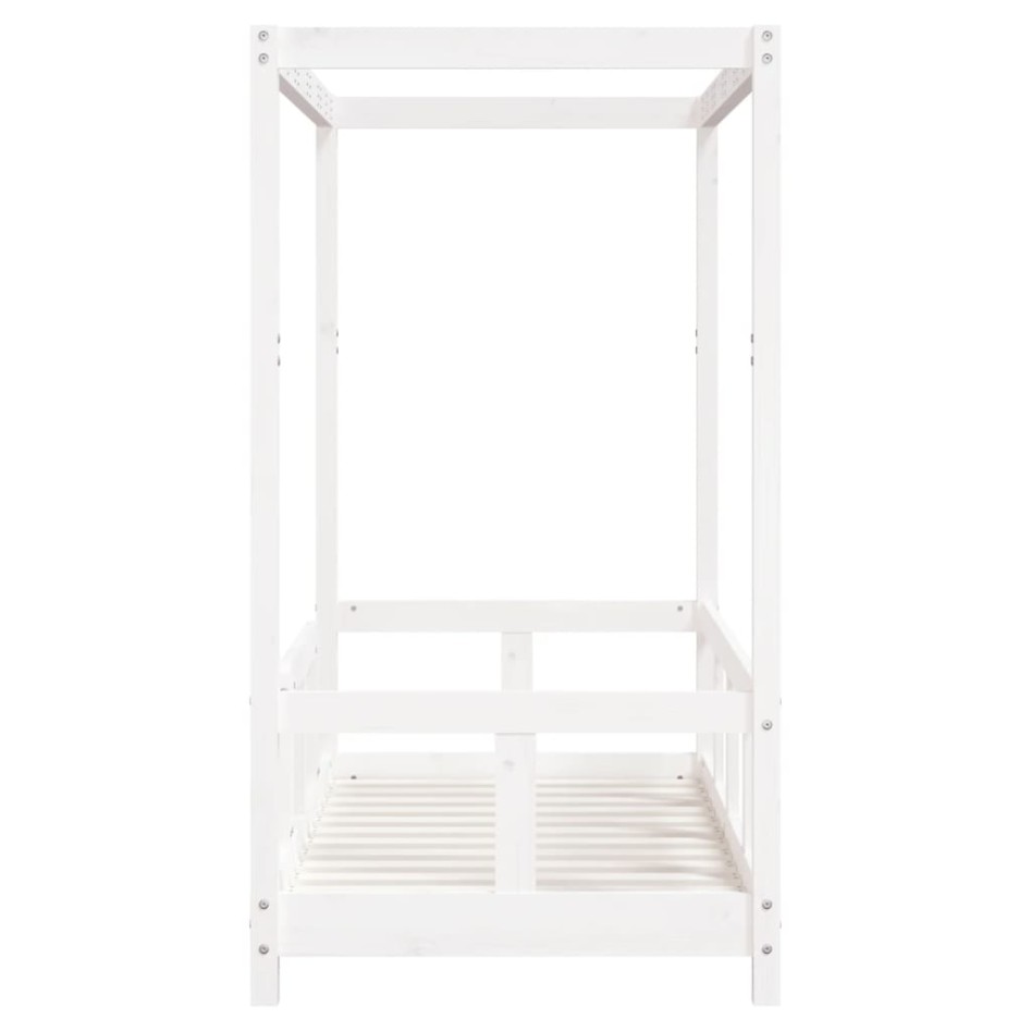 Estructura de cama para niños madera de pino blanco 70x140