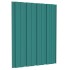 Panel para tejado acero galvanizado verde 36 unidades 60x45