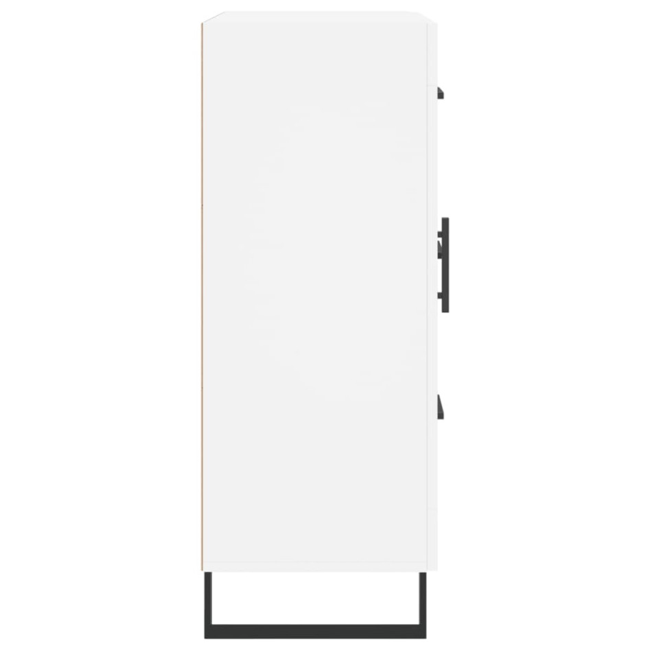 Aparador de madera de ingeniería blanco 69,5x34x90