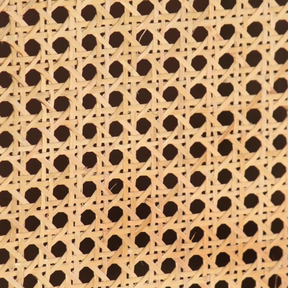 Aparador de madera maciza mango y caña natural 80x30x73