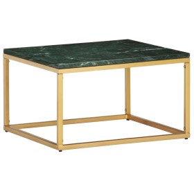 Mesa de centro piedra real textura de mármol verde 60x60x35