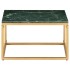 Mesa de centro piedra real textura de mármol verde 60x60x35