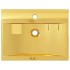Lavabo con rebosadero 60x46x16 cm cerámica