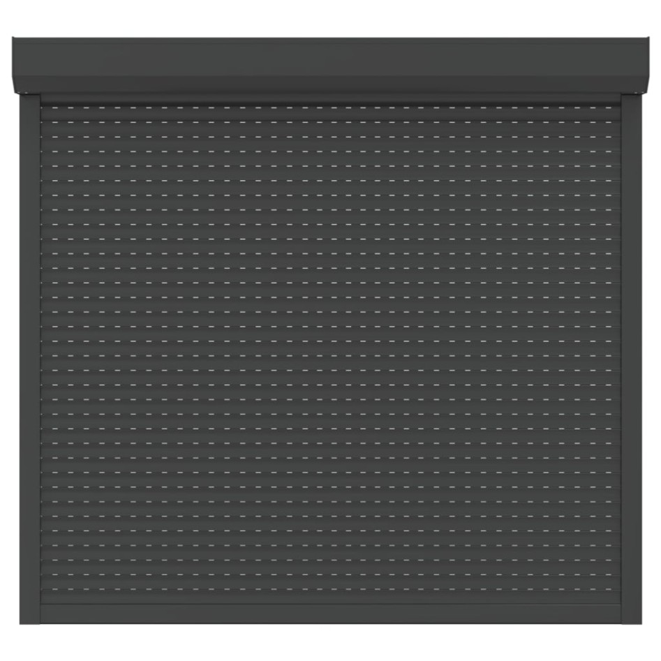 Persiana de aluminio gris antracita 160x150