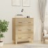 Aparador de madera contrachapada roble Sonoma 70x34x90