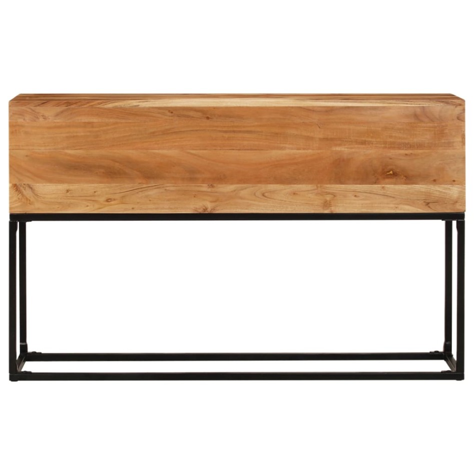 Mesa consola de madera maciza de acacia 120x30x75