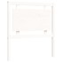 Estructura de cama individual con cabecero madera maciza