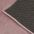 Alfombra de pelo sintético de conejo rosa envejecido 180x270