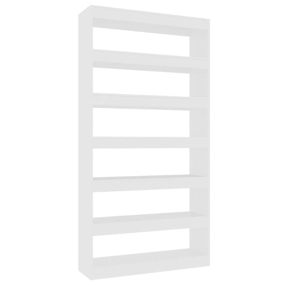 Estantería/divisor madera contrachapada blanco 100x30x198