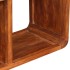 Mueble de TV madera maciza acabado miel 120x30x40