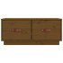 Mueble de TV madera maciza de pino marrón miel 80x34x35