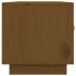 Mueble de TV madera maciza de pino marrón miel 80x34x35