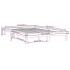 Estructura de cama madera maciza de pino blanca 140x200